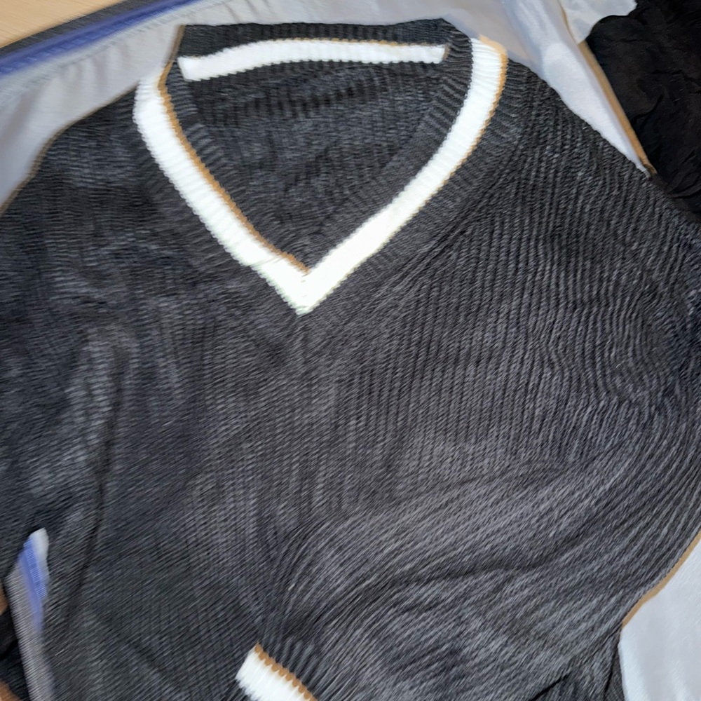 Warm black sweater